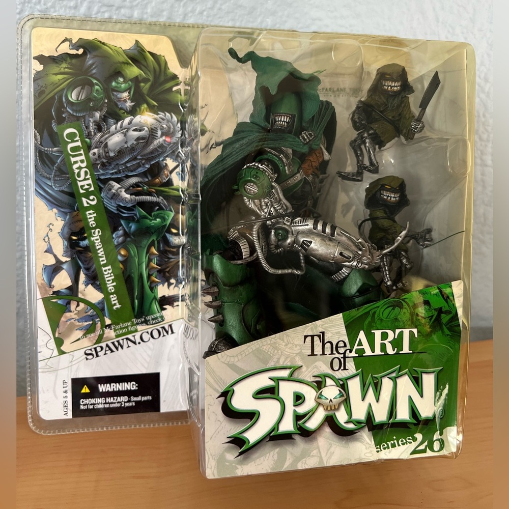 2004 Curse 2 the Spawn Bible art The ART of SPAWN Series 26 Action Figure New